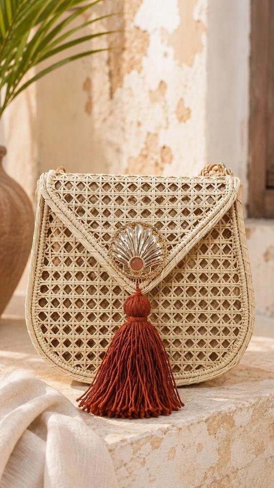Bolso artesanal en palma de iraca